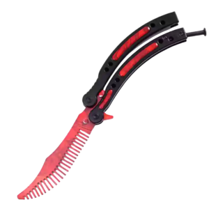 Balisong Butterfly Comb Csgo Peripheral Butterfly Practice Knife Throwing Knife Training Knife
