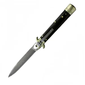 9 Inch Damascus Steel Stiletto Knife