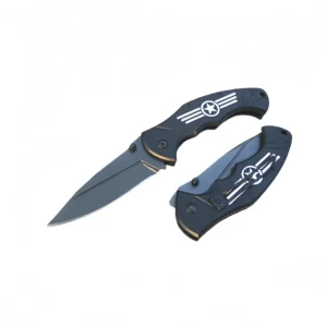 Tactical Pocket Knife – Military Style EDC Pocket Knife with Star Logo