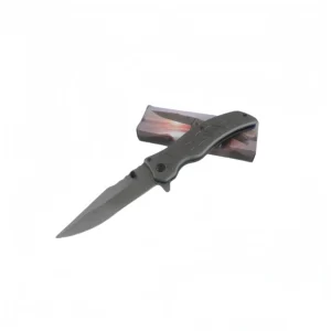 EDC Pocket Knife – Folding Tactical Knife with Wave Pattern Handle and Steel Blade